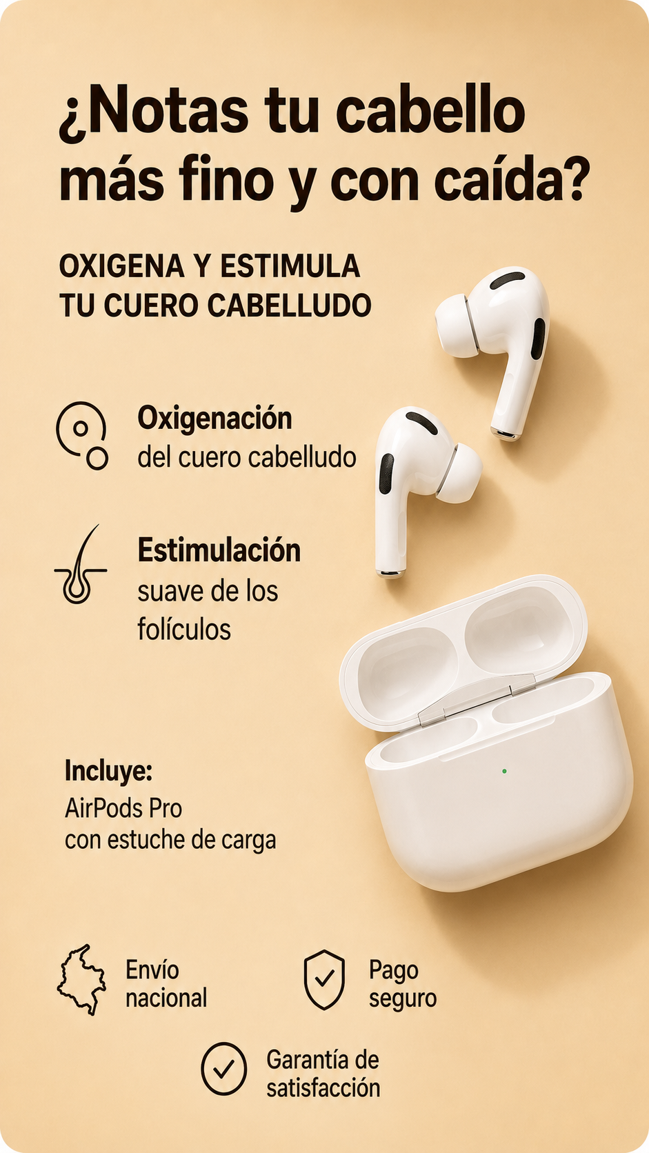 Airpods Pro 3 ANC (cancelación de ruido)