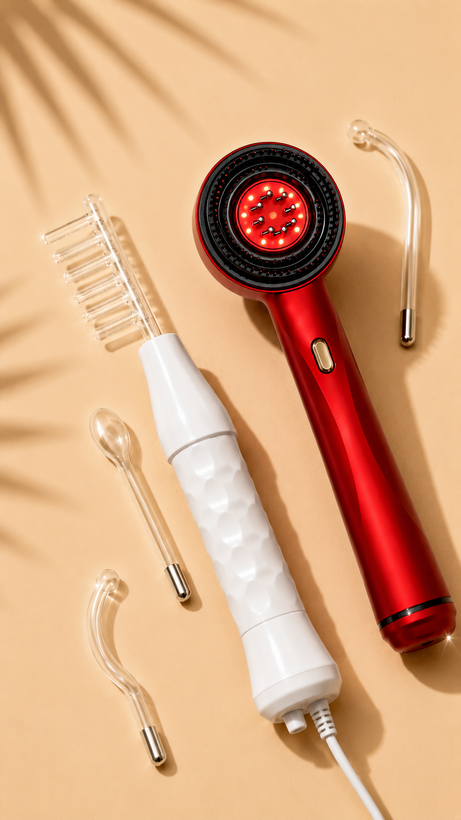 Gnesix Aura Pro + Gnesix HairLux: menos caída, más ahorra combo (ALTA FRECUENCIA + CEPILLO MASAJEADOR)